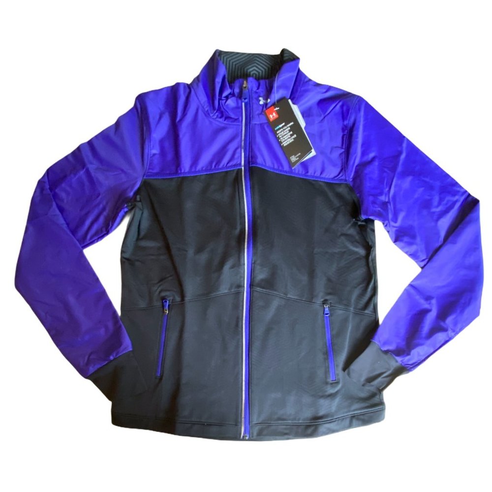 Under Armour Women’s Full Zip Jacket Purple Black
